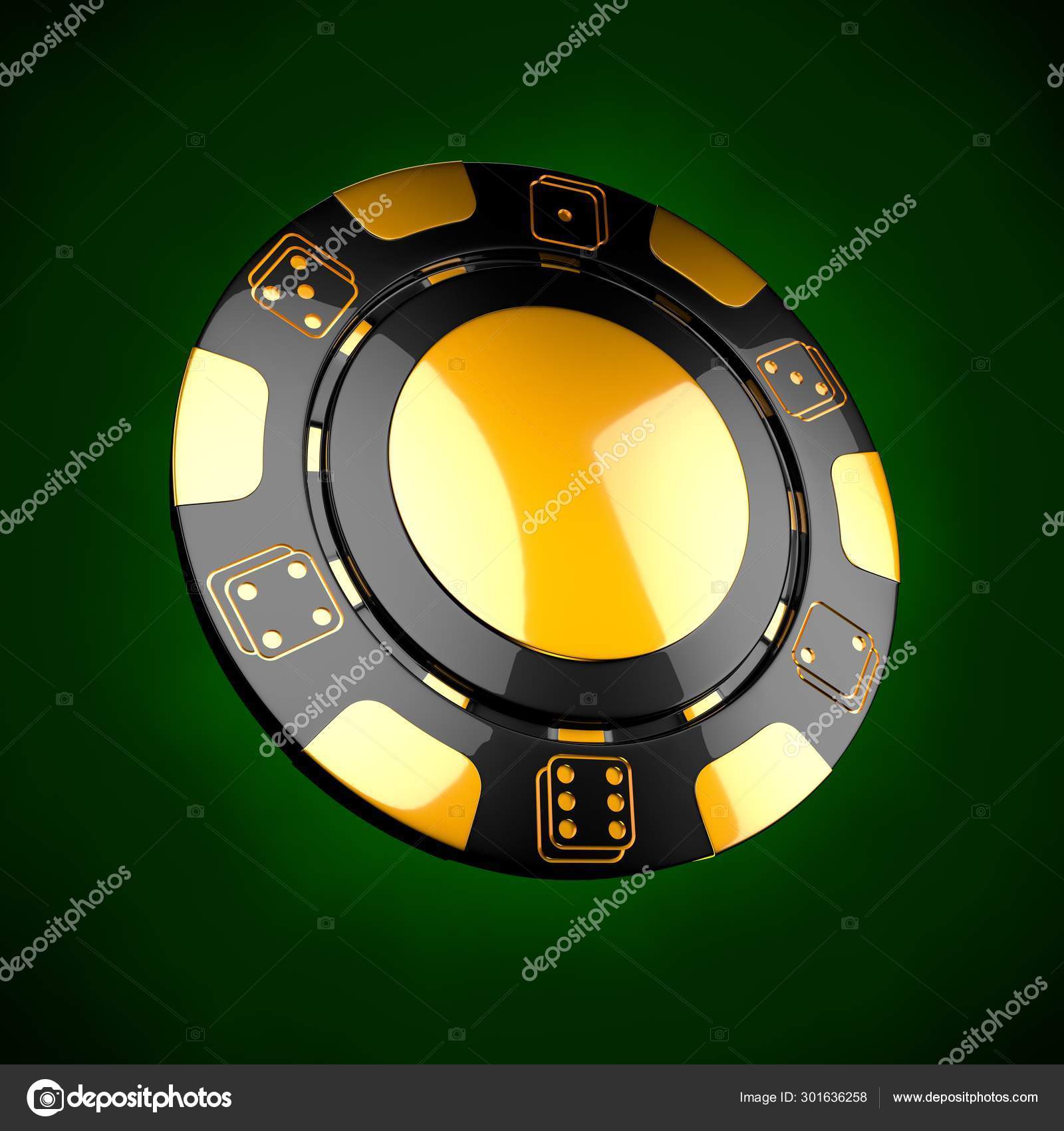 카지노 토큰. 클래식 카지노 게임 3D 칩. 도박 개념, 황금 디자인 요소와 검은 포커 칩. — 스톡 사진 © whitebarbie  #301636258