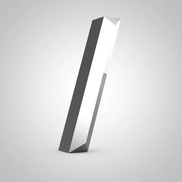 Metal chiseled forward slash symbol — Stock Photo, Image