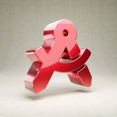 Pusula simgesi hazırlanıyor. Beyaz beton arka planda izole edilmiş altın renkli pusula sembolü. Web sitesi için modern simge, sosyal medya, sunum, tasarım şablonu ögesi. 3 Boyutlu Hazırlama.