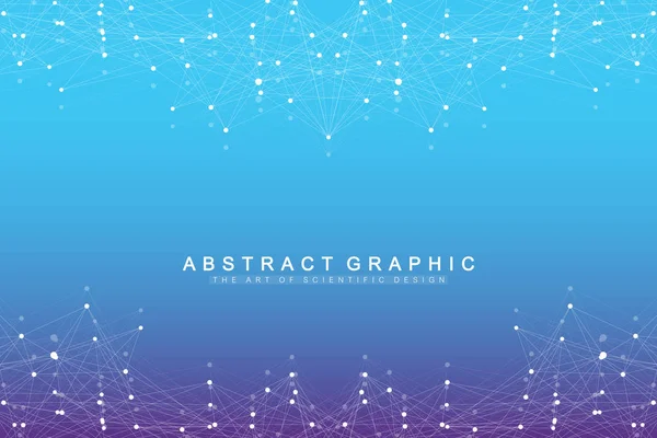 Büyük veri görselleştirme. Grafik arka plan iletişim. Perspektif zemin görselleştirme. Analitik ağ görselleştirme. Vektör çizim.