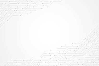 Soyut teknolojik altyapı devre kartı doku ile. Grafik tasarım elektronik anakart. İletişim ve mühendislik kavramı. Vektör çizim.