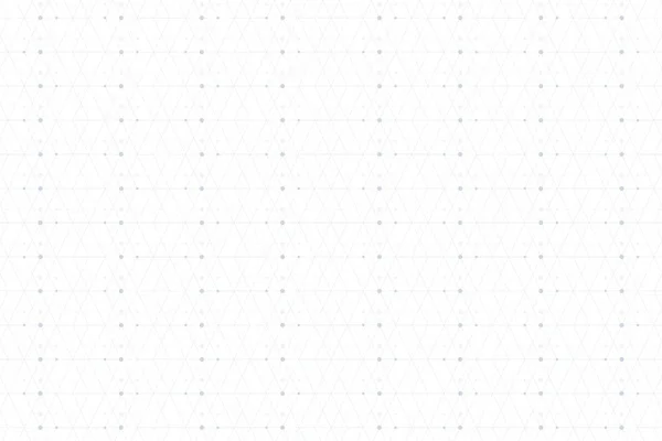 Geometrisches Muster mit verbundenen Linien und Punkten. Grafische Hintergrundkonnektivität. moderne, stylische polygonale Kommunikationskomponenten für Ihr Design. Linien Plexus. Vektorillustration. — Stockvektor