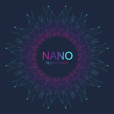 Büyük veri görselleştirme. Yapay zeka ve öğrenme kavramı makine. Grafik arka plan iletişim. Perspektif zemin görselleştirme. Vektör çizim.