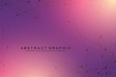 Büyük veri görselleştirme. Yapay zeka ve öğrenme kavramı makine. Grafik arka plan iletişim. Perspektif zemin görselleştirme. Vektör çizim.