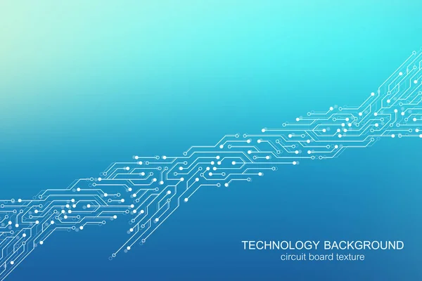 Computador plano de fundo vetor placa-mãe com elementos eletrônicos de placa de circuito. Textura eletrônica para tecnologia de computadores, conceito de engenharia. Ilustração de computação integrada em placa-mãe . —  Vetores de Stock