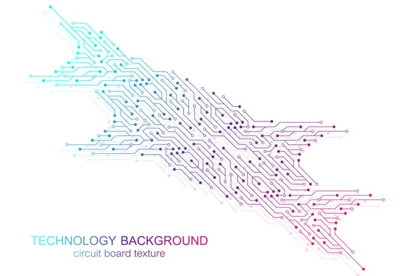 Векторный фон материнской платы компьютера с электронными элементами печатной платы. Текстура для компьютерных технологий, инженерная концепция. Интегрированная компьютерная иллюстрация материнской платы — стоковый вектор