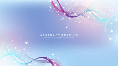 Bilimsel vektör çizimi genetik mühendisliği ve gen manipülasyonu kavramı. DNA sarmalları, DNA iplikleri, molekül veya atom, nöronlar. Bilim ya da tıp geçmişi için soyut bir yapı. CRISPR CAS9.