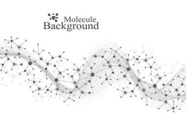 Bilimsel vektör çizimi genetik mühendisliği ve gen manipülasyonu kavramı. DNA sarmalları, DNA iplikleri, molekül veya atom, nöronlar. Bilim ya da tıp geçmişi için soyut bir yapı. CRISPR CAS9.