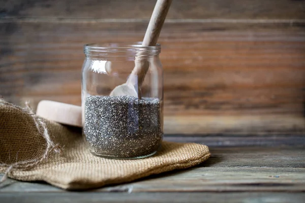 Chea Seeds Jar — Stock Photo, Image