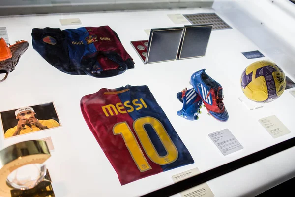 Barcelona Hiszpania Kwietnia 2018 Stadion Camp Nou Muzeum — Zdjęcie stockowe