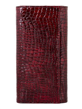 beyaz izole bir lüks deri çanta