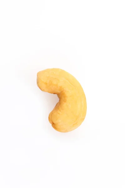 Cashew Nut White Background Top View — Stock Photo, Image