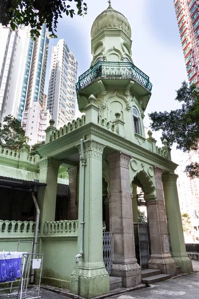 Hong Kong Febrero 2019 Mezquita Jamia Una Mezquita Los Niveles — Foto de Stock