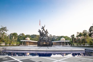 Tugu Negara anıtı, Kuala Lumpur, Malezya'da popüler bir turistik yer