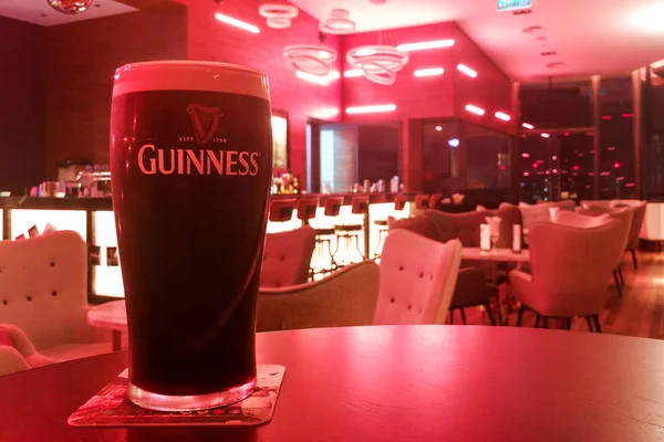 KUALA LUMPUR, MALAYSIA, APpril 18, 2019: Guinness is an Irish dry stout — Stock Photo, Image