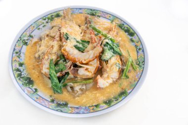 Pahalı Sang Har erişte veya Big Prawn erişte hizmet