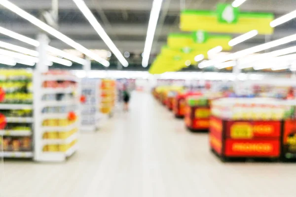 Hintergrund-Unschärfe eines Supermarkt-Supermarktes in Malaysia, Asien — Stockfoto