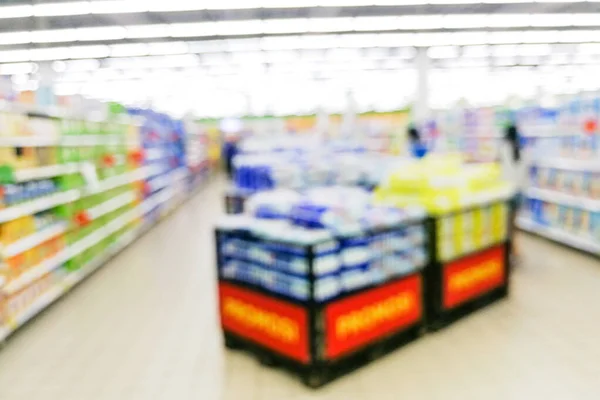 Desenfoque de fondo del hipermercado de supermercados en Malasia, Asia —  Fotos de Stock