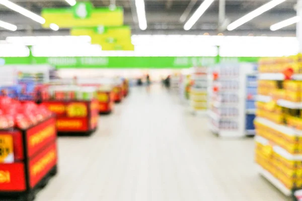 Hintergrund-Unschärfe eines Supermarkt-Supermarktes in Malaysia, Asien — Stockfoto