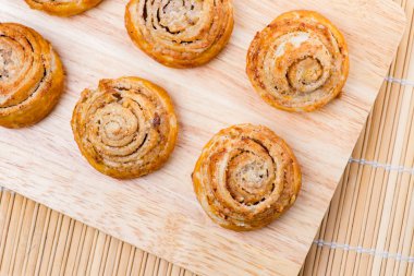 Taze tatlı tarçın rulo