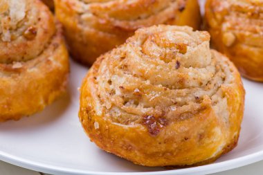 Taze tatlı tarçın rulo