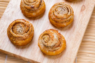 Taze tatlı tarçın rulo