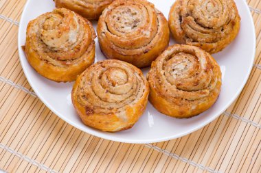 Taze tatlı tarçın rulo