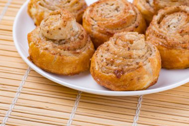 Taze tatlı tarçın rulo