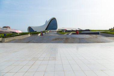 Haydar Aliyev Merkezi Bakıda, Azebaijan üzerinde 24 Mayıs 2015