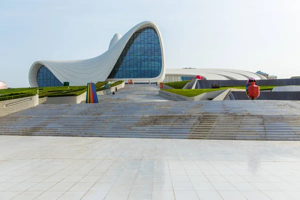 Центр Гейдара Алиева Баку Азебаджан Мая 2015 Года — стоковое фото
