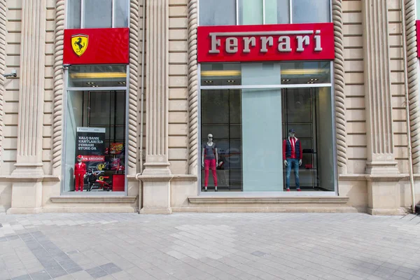 Баку Азербайджан Мая 2015 Фасад Флагманского Магазина Ferrari Баку Мая — стоковое фото
