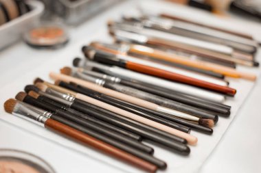 Birçok profesyonel makyaj fırçaları