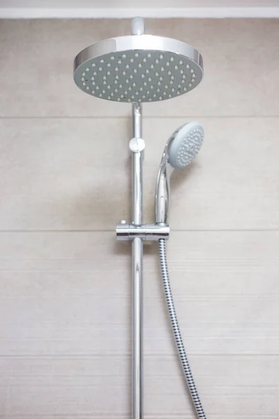 Close Shower Head Bathroom Stock Image