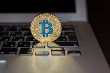  Bitcoin para arka plan üzerinde Kapat