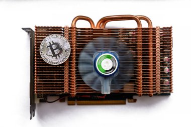  Bitcoin para arka plan üzerinde Kapat