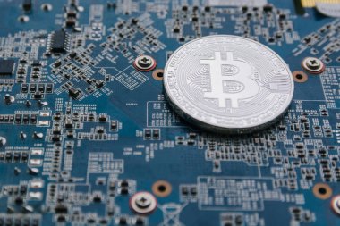  Bitcoin para arka plan üzerinde Kapat
