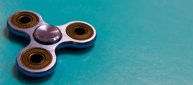 Metal spinner nesne üzerinde arka plan