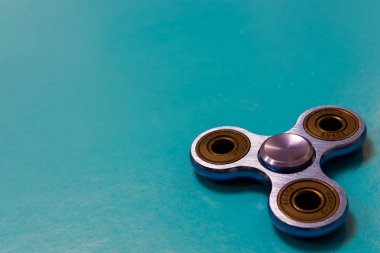Metal spinner nesne üzerinde arka plan