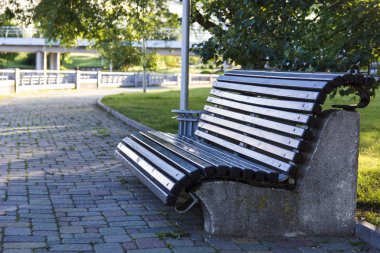 doğal görünümü ile tezgah Parkı