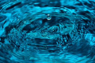 Splash arka plan mavi su