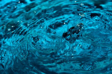 Splash arka plan mavi su
