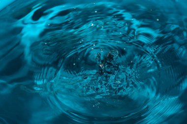 Splash arka plan mavi su