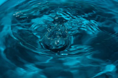 Splash arka plan mavi su