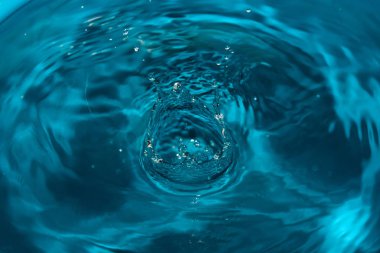 Splash arka plan mavi su