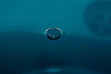 Splash arka plan mavi su