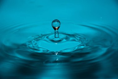 Splash arka plan mavi su