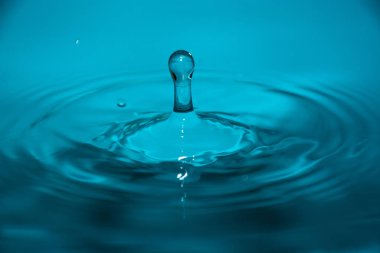 Splash arka plan mavi su