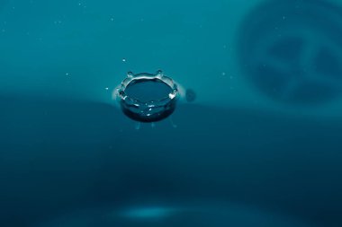 Splash arka plan mavi su