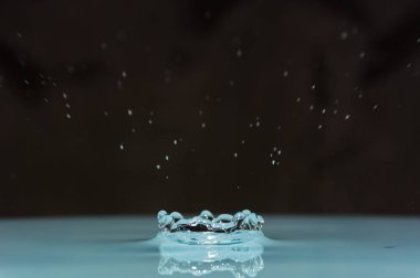 Arka plan üzerinde su damlası