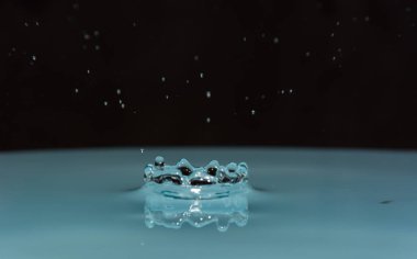 Arka plan üzerinde su damlası